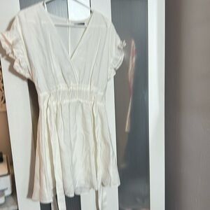 White Zara dress like new size m
